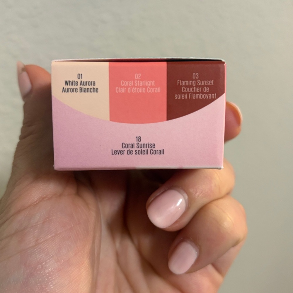 Kaja Beauty Bento Bouncy Mosaic Chrome Shimmer Eyeshadow Trio - Coral Sunrise - Picture 6 of 7